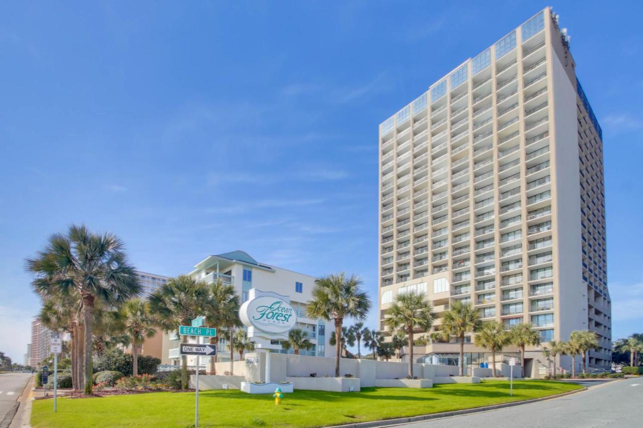 Lively Views From The Balcony At Ocean Forest Plaza Myrtle Beach Buitenkant foto